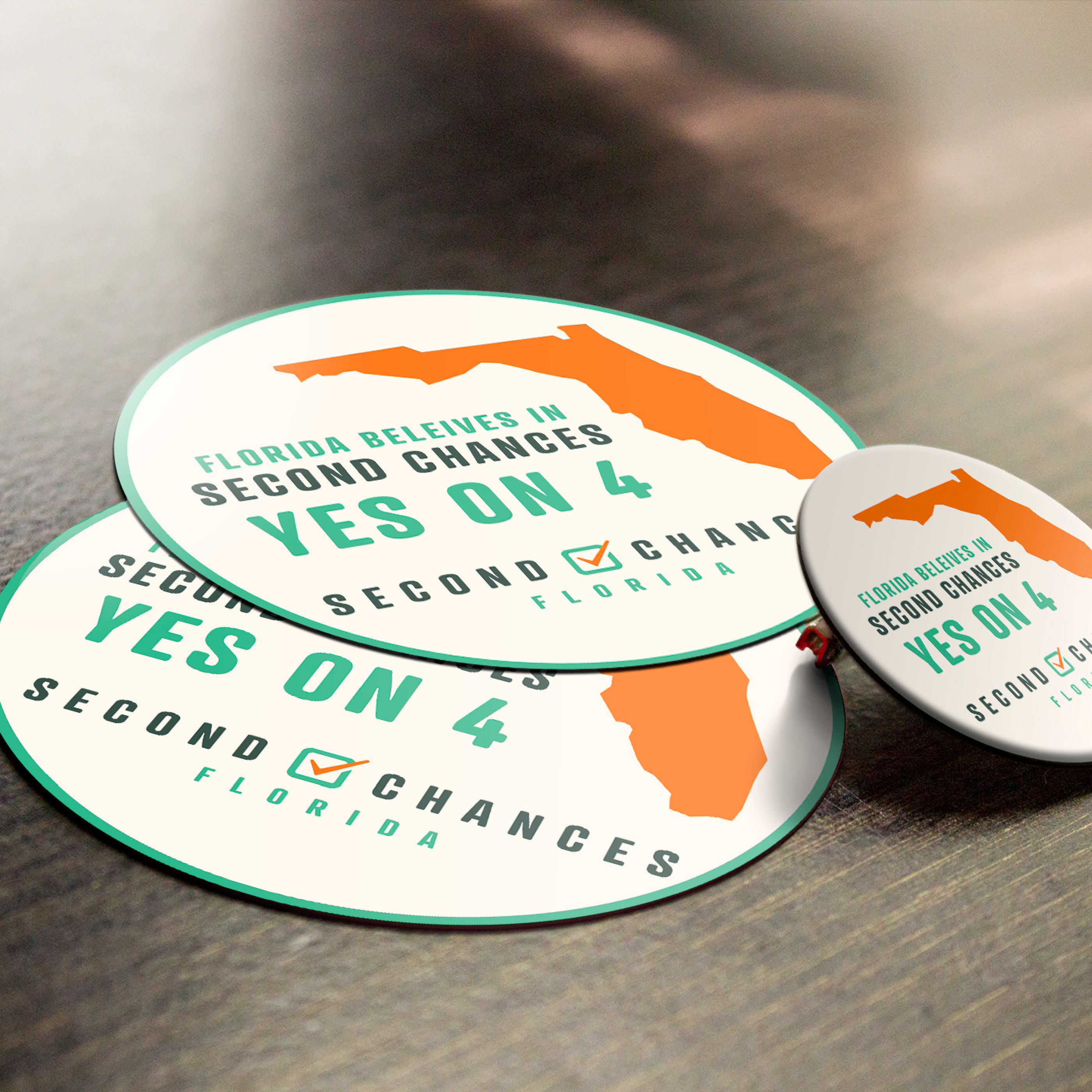 Second Chances Florida Stickers